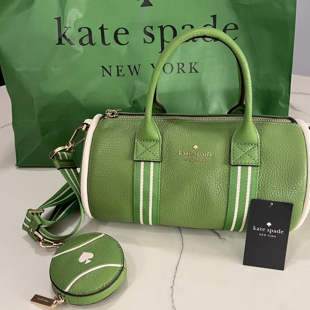 Kate Spade - Rosie Grand Slam Small Duffle Handbag in Turtle Green